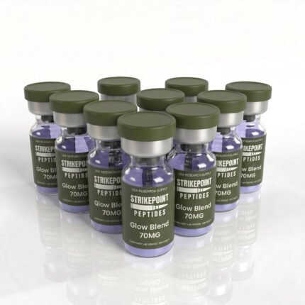 Glow Blend 70mg (GHK-Cu 50mg, BPC-157 10mg, TB-500 10mg) 10 vial kit
